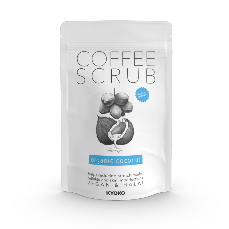 Vorderseite der Verpackung Coffee-Scrub Organic Coconut