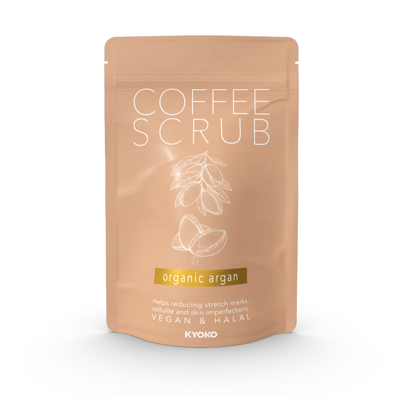 Vorderseite der Verpackung Coffee-Scrub Organic Argan